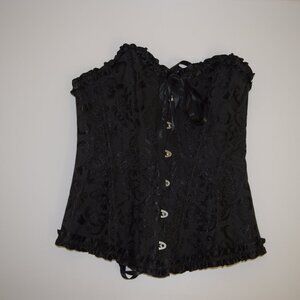 Black Corset Top for Women Pirate Corsets - Size Small :